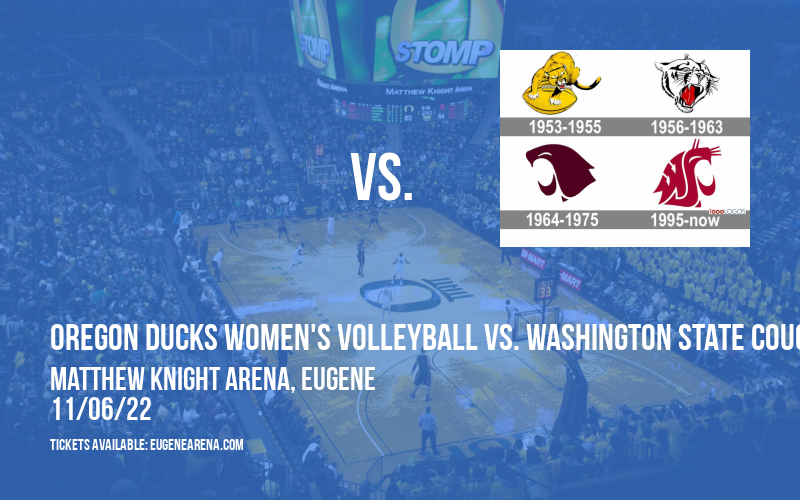 Oregon Ducks Women's Volleyball vs. Washington State Cougars at Matthew Knight Arena